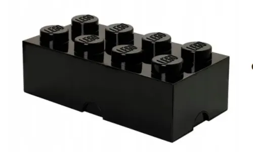 LEGO 40041733 Pojemnik na klocki 4x2 czarny na Arena.pl