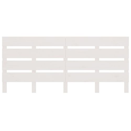 Wezgłowie łóżka, białe, 200x3x80 cm, lite drewno sosnowe na Arena.pl