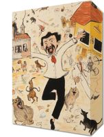 Obraz 20x30cm Chaos w Miasteczku