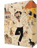 Obraz 20x30cm Chaos w Miasteczku