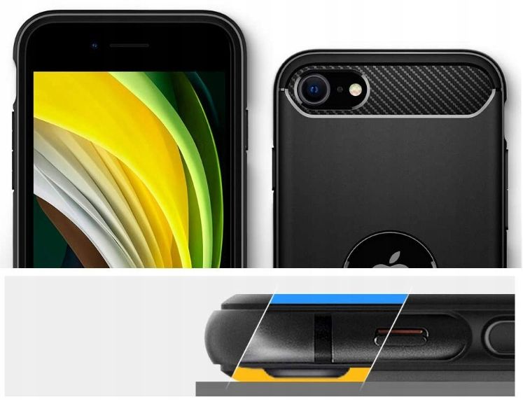 Etui Do Iphone Se 2020, Spigen Rugged, Case, Cover zdjęcie 5
