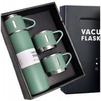 DOBRY TERMOS PRÓŻNIOWY 500ml Z KUBKIEM ELEGANCKI PREZENT DLA NIEJ