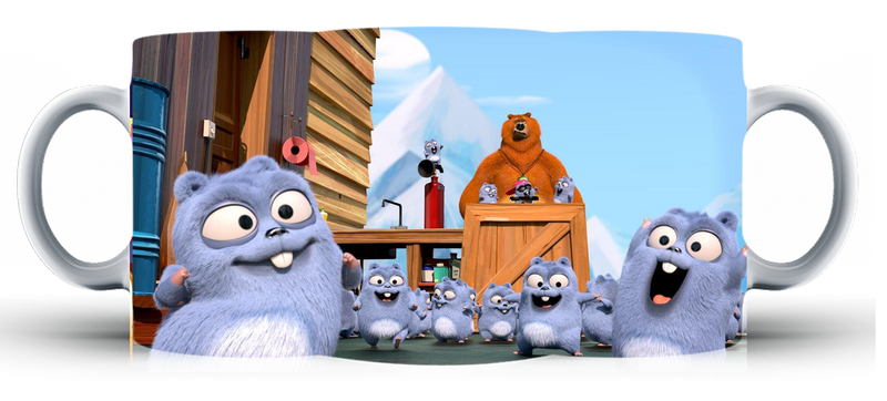 Kubek ceramiczny Grizzy i Lemingi zdjęcie 2