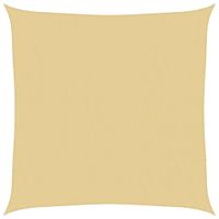 Żagiel przeciwsłoneczny, piaskowy, 3x3 m, 100% poliester