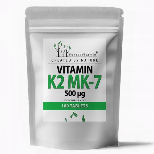 FOREST WITAMINA K2 MK-7 500mcg 100 tab NATURALNA na Arena.pl