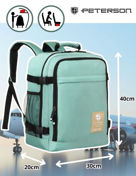 plecak ptn app-6677 turquoise zdjęcie 4