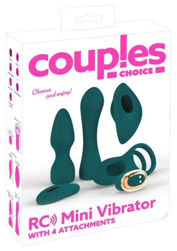 couples choice zestaw mini wibratorow 4w1 zielony z pilotem rc na Arena.pl