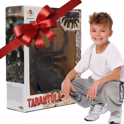 PAJĄK ZDALNIE STEROWANY LED NA PILOT DUŻY TARANTULA ZABAWKA DLA DZIECI na Arena.pl