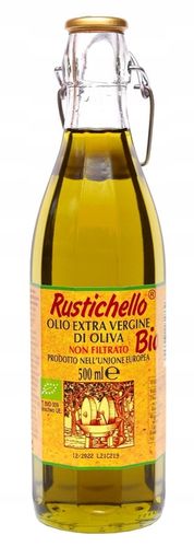 OLIWA Z OLIWEK EXTRA VIRGIN NIEFILTROWANA BIO 500 ml - RUSTICHELLO na Arena.pl