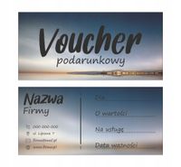 VOUCHERY PODARUNKOWE na zakupy lub usługi 60 szt. NA KAŻDĄ OKAZJĘ