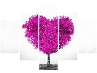 OBRAZ TREE OF LOVE MIŁOŚĆ SERCE PRZYRODA