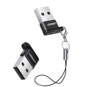 przejściówka adapter gniazdo z wtyczki usb-c na usb czarny