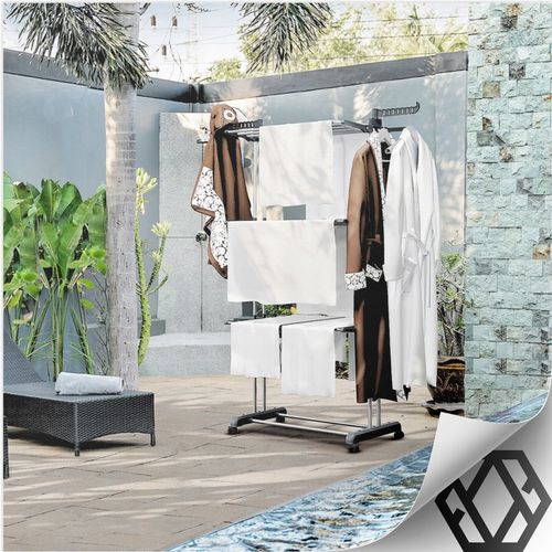 SUSZARKA NA PRANIE STOJĄCA NA UBRANIA BIELIZNE PIONOWA NA BALKON ZEWNĘTRZNA na Arena.pl