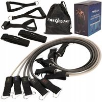 ZESTAW 5 GUM OPOROWYCH DO ĆWICZEŃ WORKOUT BANDS FITNESS WYSOKA JAKOŚĆ GUMY