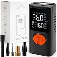 KOMPRESOR SAMOCHODOWY POMPKA BEZPRZEWODOWA LATARKA LED 6500 mAh 150 PSI