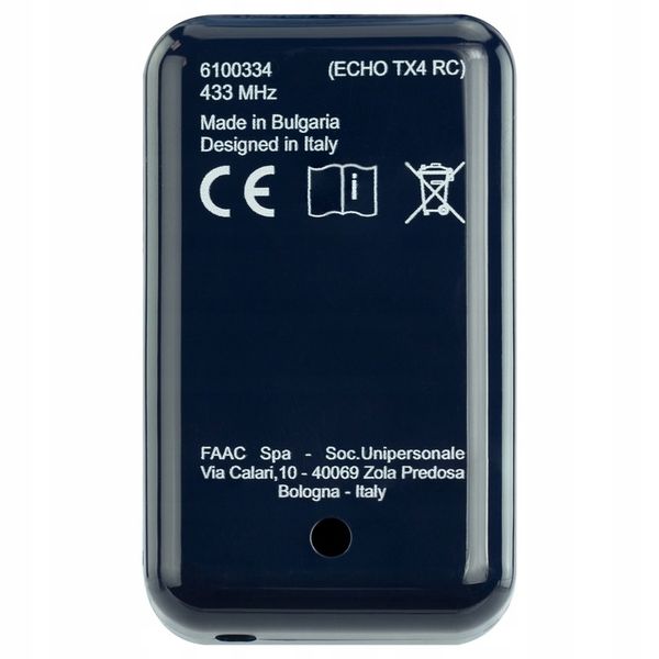 PILOT DO BRAMY GENIUS ECHO TX4 RC 433MHz 4-KANAŁY zdjęcie 3