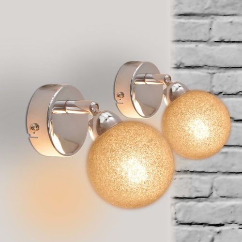 Lampy Ścienne, 2 Szt, G9, Chromowane na Arena.pl