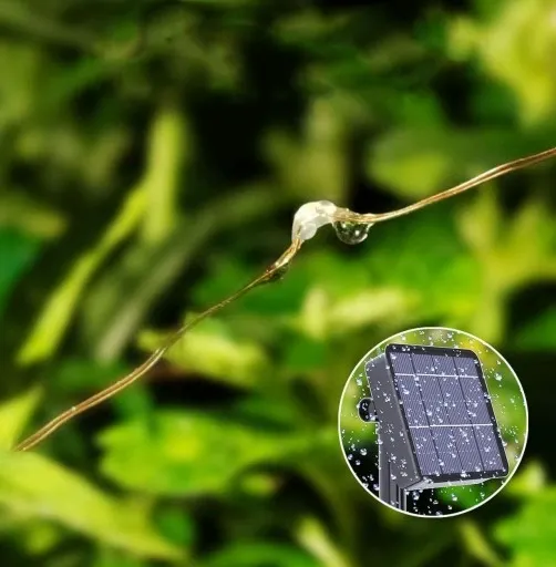 LAMPA SOLARNA GIRLANDA OGRODOWA 100 LED ZIMNA 12m zdjęcie 8