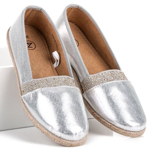 SREBRNE ESPADRYLE MCKEYLOR Rozmiar - 41 na Arena.pl