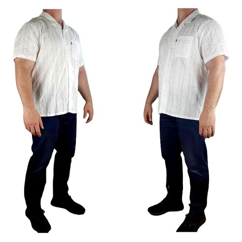 Męska koszula Levi's -Sunset Camp Shirt Relaxed 726250074 biała Levis - XL na Arena.pl