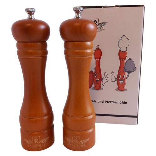 Młynki Ręczne Do Mielenia Soli Pieprzu Drewniane na Arena.pl