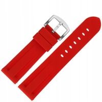 Pasek Expedition - Silikon (A729) czerwony stalowa kl.