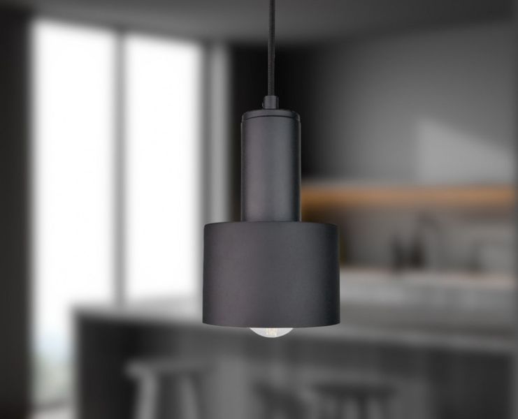Lampa wisząca 3xE27 LUCE BLACK zdjęcie 3