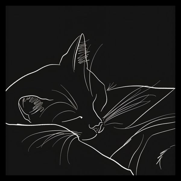 Plakat 30x30cm Nocny Spokój zdjęcie 2