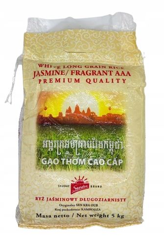 Ryż Jaśminowy długoziarnisty AAA 5kg SEN KRA OUB na Arena.pl