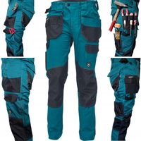 Elastyczne Spodnie robocze CERVA Dayboro morski 64