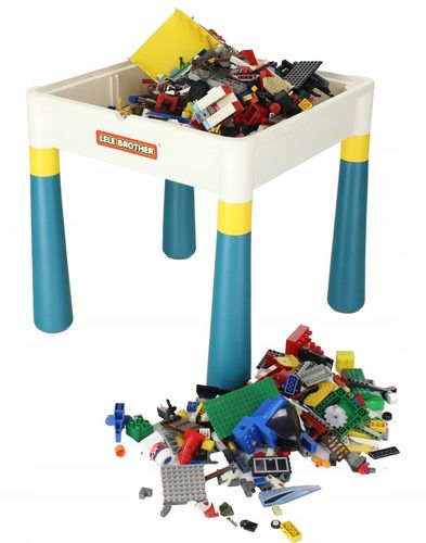 WIELOFUNKCYJNY STOLIK BLAT DO KLOCKÓW plus KRZESŁO na Arena.pl