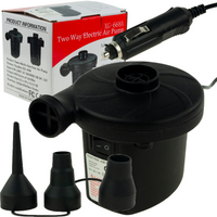 POMPKA ELEKTRYCZNA DO MATERACA BASENU 12V+KOŃCÓWKI