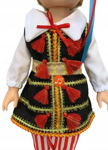 LALKA CHŁOPIEC W STROJU LUDOWYM MÓWI I ŚPIEWA 38cm na Arena.pl