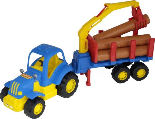 Traktor z naczepą do dłużnicy Siłacz" na Arena.pl