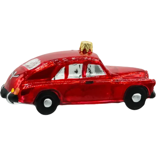 Bombka choinkowa szklana: Retro Auto w czerwieni na Arena.pl