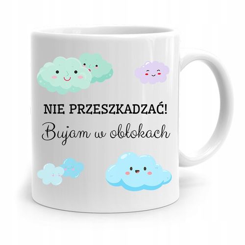 Kubek Prezent Śmieszny Zabawny Nie Przeszkadzać! Z Nadrukiem Ze Zdjęciem na Arena.pl