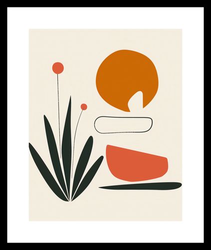 Plakat 40x50cm Abstrakcyjny Zen na Arena.pl