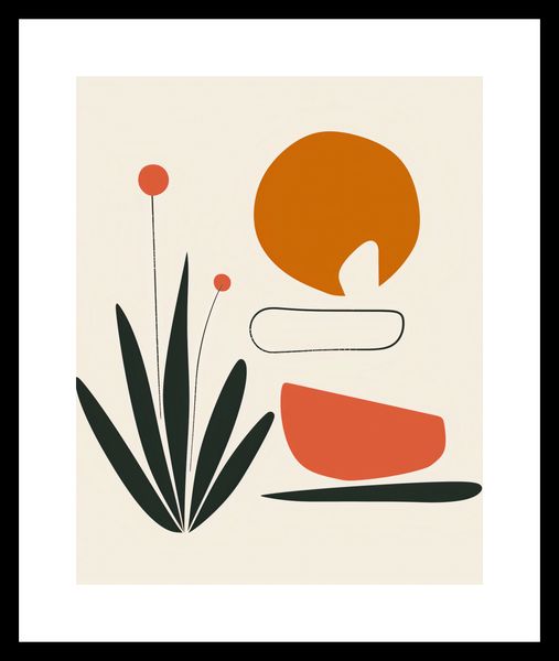 Plakat 40x50cm Abstrakcyjny Zen zdjęcie 3