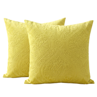 Poszewki na Poduszki Boho Dekoracyjne Wzorzyste Blada Limonka 2szt 50x50 cm