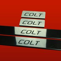 Listwa progowa MITSUBISHI COLT Z30 Stal nierdzewna 304 połysk 4szt