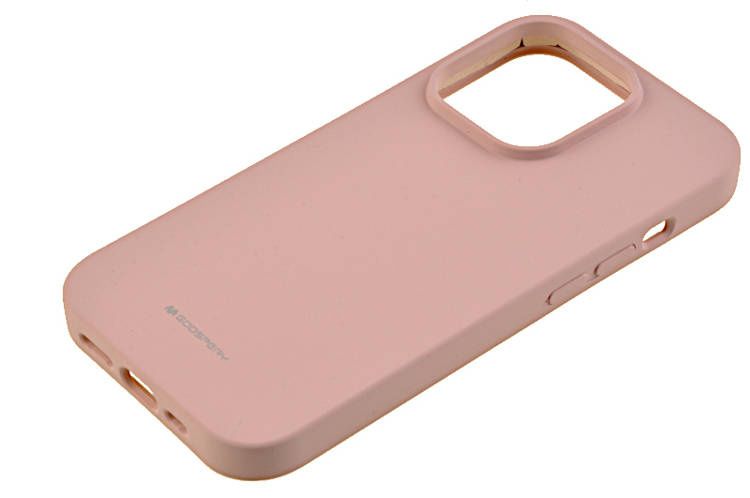 Etui Mercury Goospery Silicone do Apple iPhone 14 Plus pudrowy róż zdjęcie 1