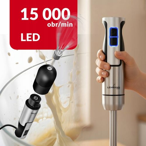 BLENDER RĘCZNY WIELOFUNKCYJNY MIKSER MOCNY TURBO OSTRZA ROZDRABNIACZ na Arena.pl