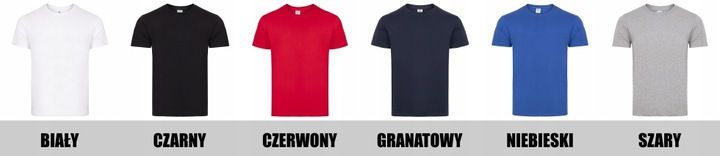 T-shirt Koszulka podkoszulek z własnym nadrukiem napisem logo grafiką tekst zdjęcie 4