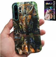 ETUI DO HUAWEI P30 PRO - DINO DINOZAUR TRICERATOPSEM FUTERAŁ