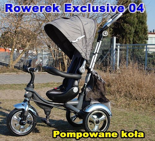 Rowerek Trójkołowy Exclusive Pompowane Koła 04 na Arena.pl