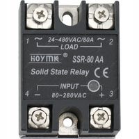PRZEKAŹNIK PÓŁPRZEWODNIKOWY STYCZNIK PRZEMYSŁOWY HOYMK SSR 80A AC-AC