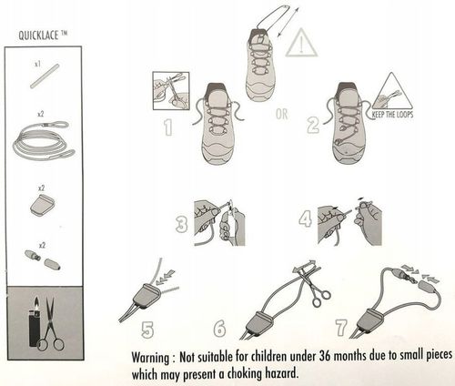 SALOMON zestaw naprawczy QUICKLACE KIT (473797) na Arena.pl