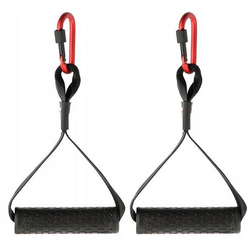 GUMOWANE uchwyty do atlasu wyciągu i GUM komplet 2szt + karabińczyki HMS na Arena.pl