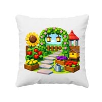 Grow a garden - poduszka na prezent dla ogrodnika działka OGRÓD KWIATY