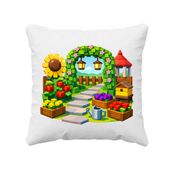 Grow a garden - poduszka na prezent dla ogrodnika działka OGRÓD KWIATY